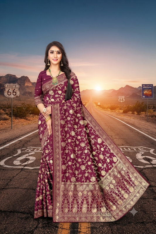 Silken Jacquard Viscose Satin Weave – Statement Fabric