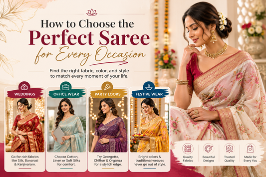How to Choose the Perfect Saree for Every Occasion