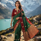 Elegant Designer Paisley Jacquard Saree