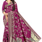 Premium Wedding Wear Peacock Jacquard Saree