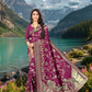 Premium Wedding Wear Peacock Jacquard Saree