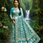 Royal Organza Bandhani Jacquard Saree with Designer Pallu