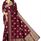 Heritage Jacquard Viscose Weaving Saree for Festive Collection