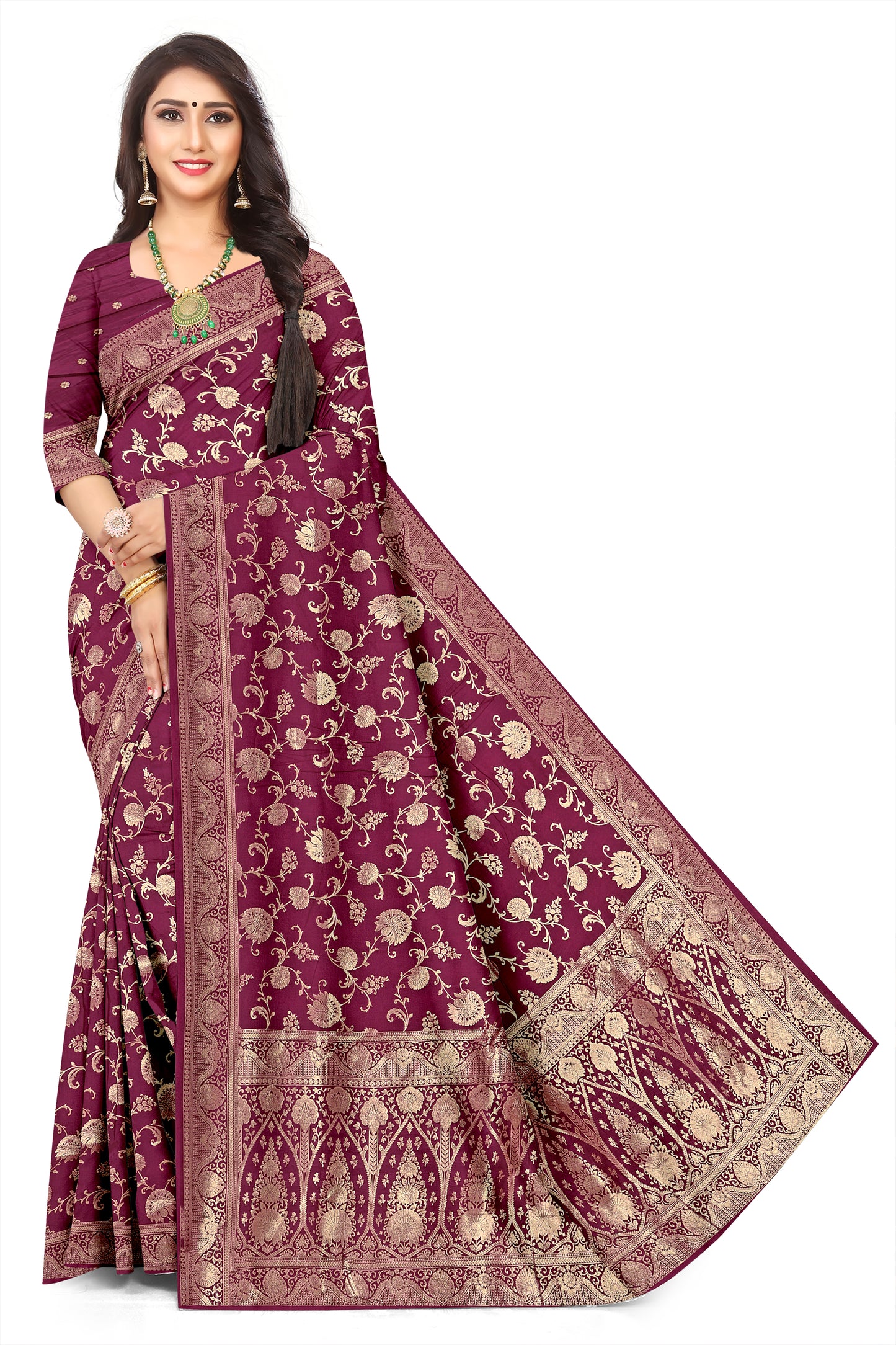 Silken Jacquard Viscose Satin  Weave – Statement Fabric