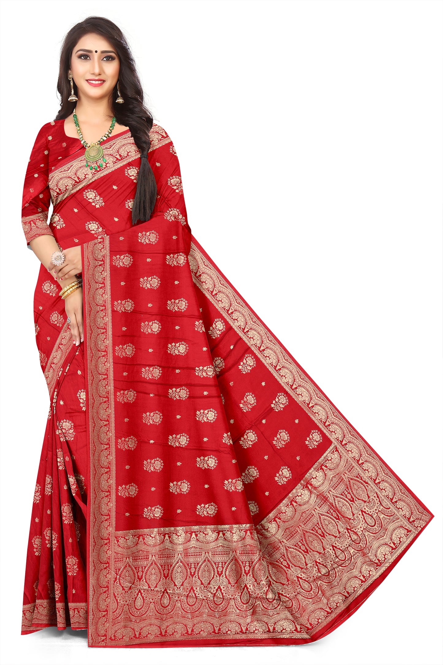 Satin Jacquard Elegance | Handpicked Quality Fabric