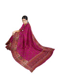 Pashmina Rani Viscose Jacquard Saree with Heavy Meenakari Work