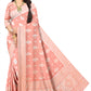 Light Pink Colour Classic Ethnic Jacquard Silk Saree for Wedding & Festive Wear