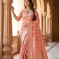 Light Pink Colour Classic Ethnic Jacquard Silk Saree for Wedding & Festive Wear