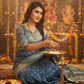 Classic Ethnic Sky Blue Jacquard Silk Saree for Wedding & Festive Wear
