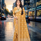 Women's Premium Gold Jacquard Weaving Party Wear Saree