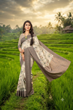 Designer Digital Print with Jacquard Woven Saree | Luxury Collection