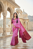 South Indian Jacquard Saree with Traditional Woven Design – Ethnic Wear