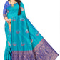 Statement Jacquard Saree – Woven Artistry