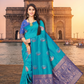 Statement Jacquard Saree – Woven Artistry