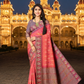 Handwoven Pochampally South Indian Jacquard Saree – Luxury Ethnic Wear