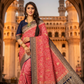 Women's Premium Bandhani Jacquard Weaving Party Wear Saree