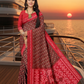 Geometric Ikat Pochampally South Indian  Saree – Ethnic Wear