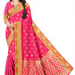 Graceful Jacquard  Banarasi Style Red Colour  Saree for Women