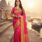 Graceful Jacquard  Banarasi Style Red Colour  Saree for Women