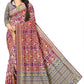Minimalist Jacquard Weaving Kota Patola  Saree for Everyday Elegance