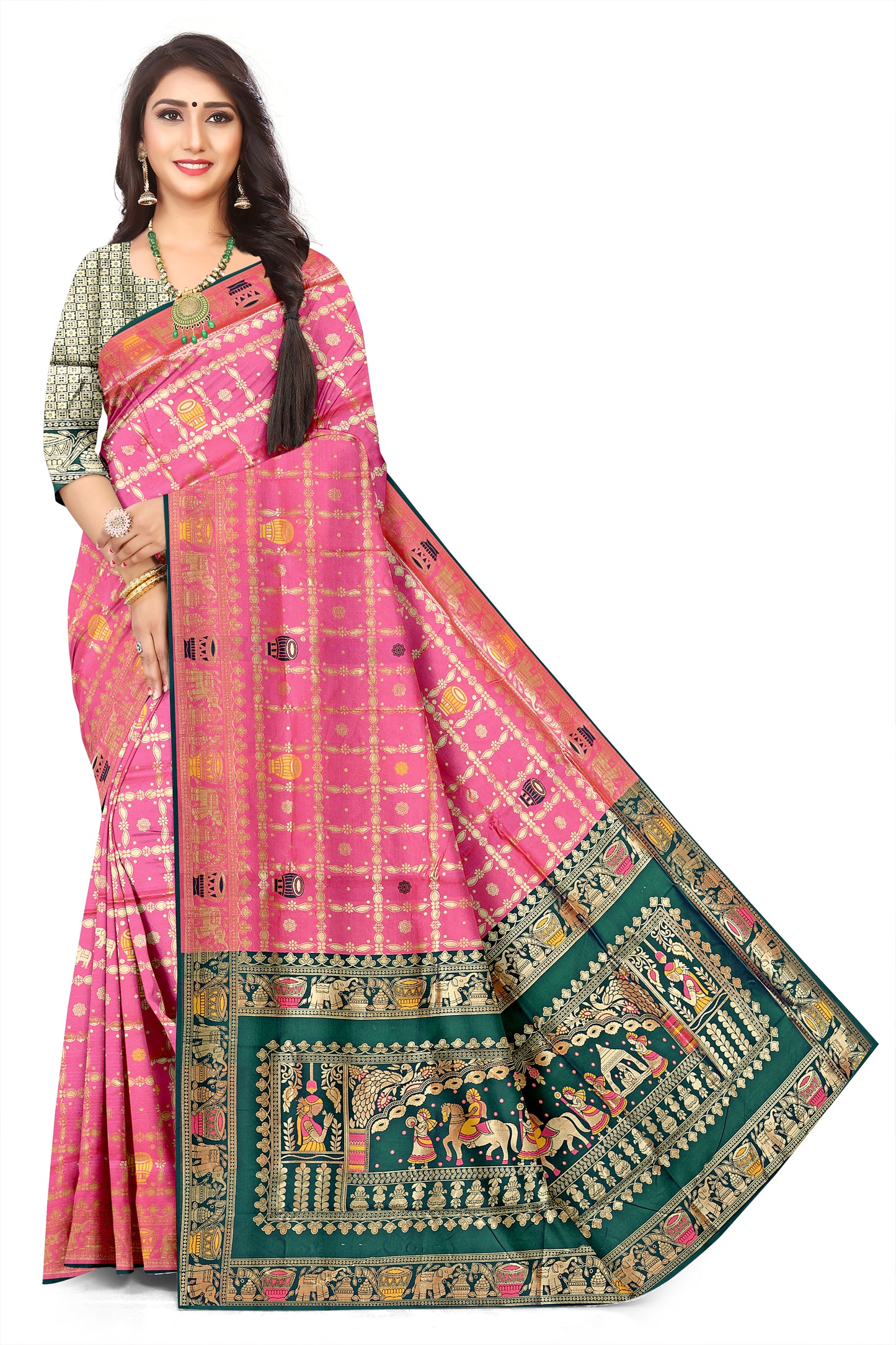 Modern Designer Patoda Jacquard Silk Saree for Women