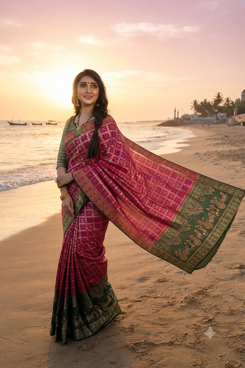 Signature Patoda Banarasi  Jacquard Collection Saree