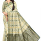 Rich Woven Pista Dark Green Banarasi Silk Saree