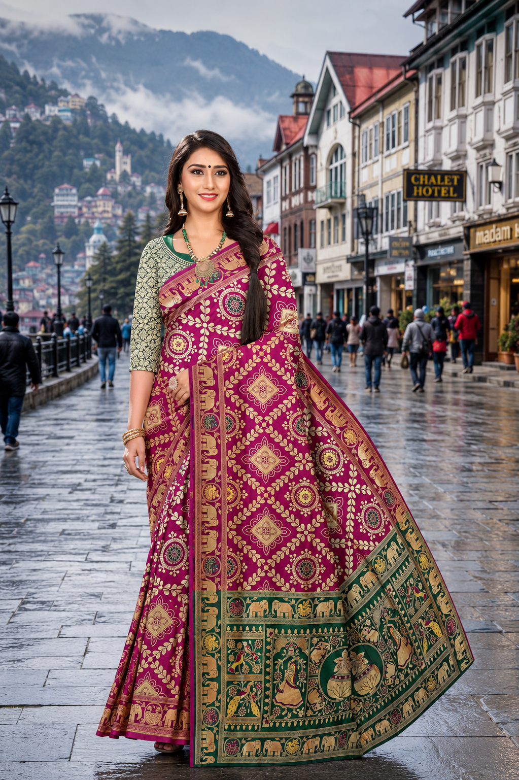 Grand Wedding Jacquard Silk Saree