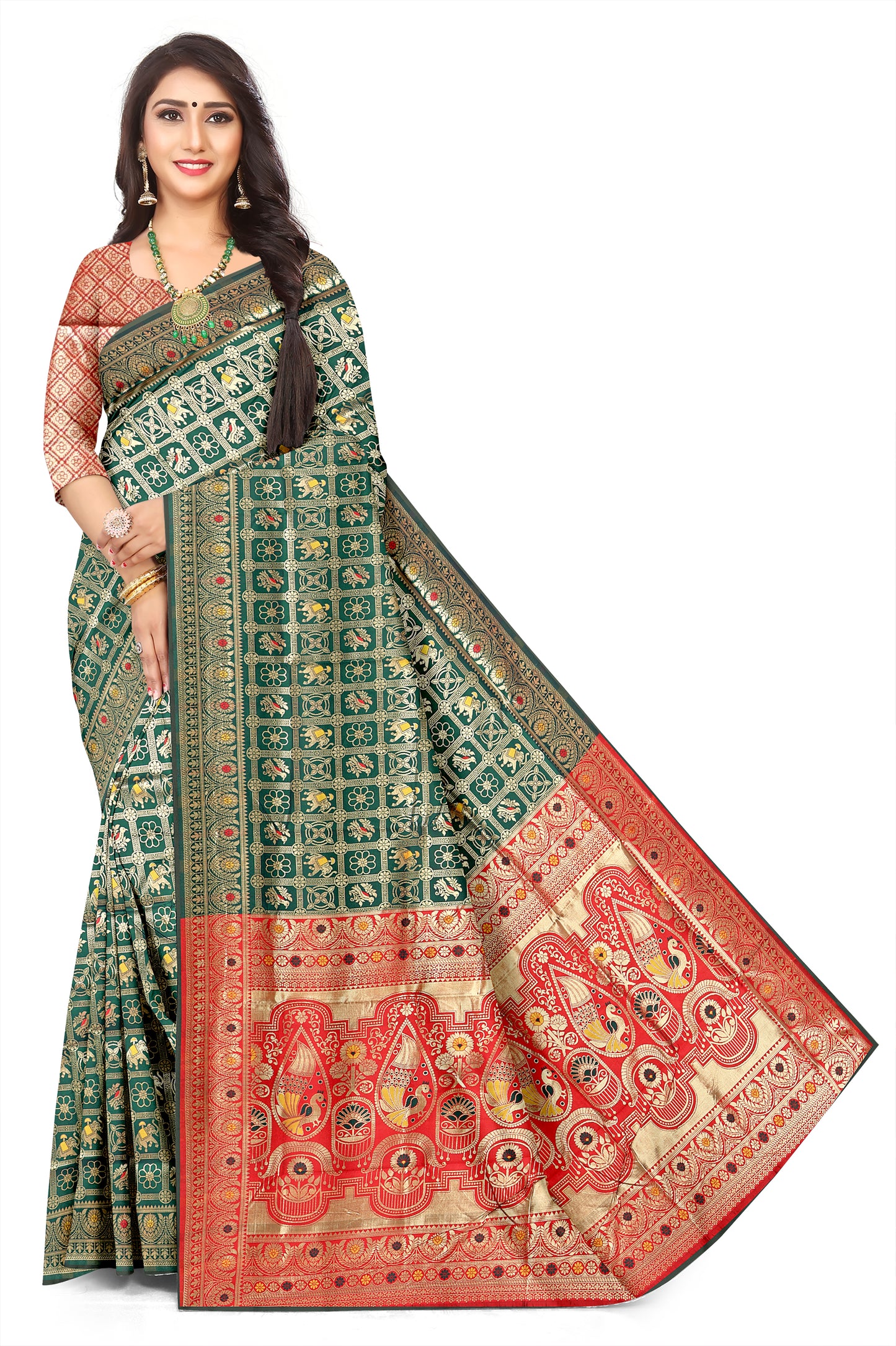 Rich Pallu Jacquard Silk Saree