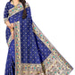 "Pure Lurex Zari With navy blue Paithani Silk Saree –  Maharashtrian Heritage"