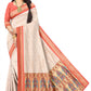 Authentic Yeola Tusser Paithani Saree | Traditional Peacock Motif"